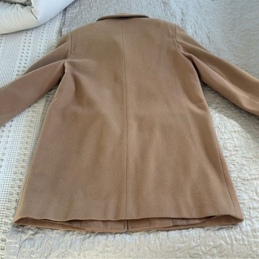 Vintage Camel Button Front Coat Size M - image 6